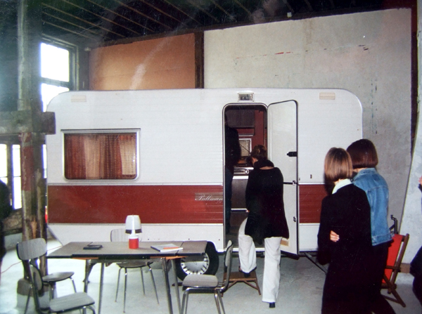 installation, art, caravane, contemporain