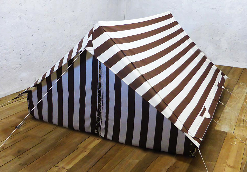 tente, art, peinture, installation