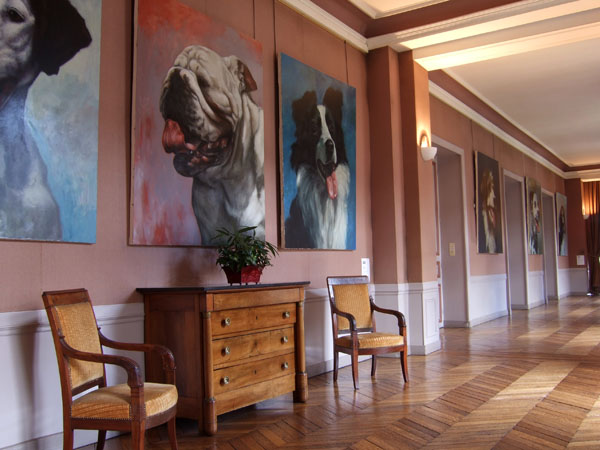 exposition, peintures, art, hôtel de ville, mairie, lagny-sur-marne, chiens