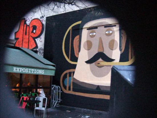 agostino lacurci, le grand jeu, le mur, association, street art, paris, rue oberkampf, m.u.r.