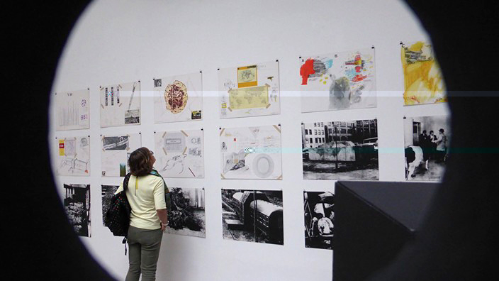 galerie anne de villepoix, wolf vostell, endogen depression, téléviseurs, laica, béton, dinde, fluxus