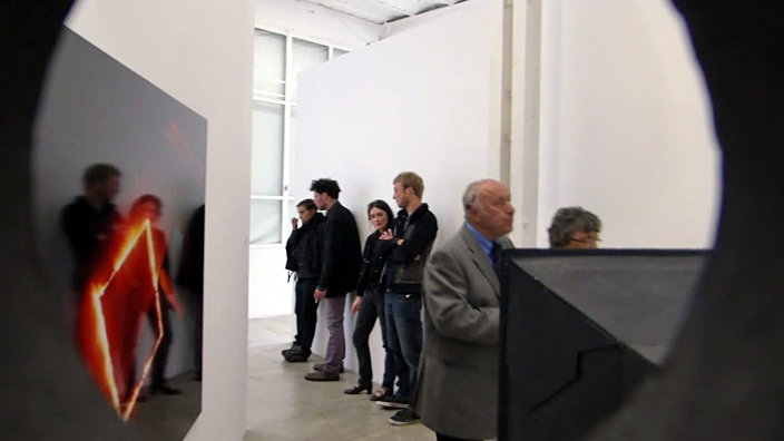 creux de l'enfer, thiers, le feu, le rouge et le noir, frédéric bouglé, georges rousse, photographie, friche, point de vue unique, in situ
