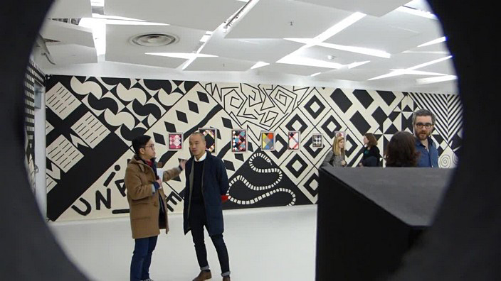 la galerie des galeries, karina bisch, les galeries lafayette, miss harlequin, art contemporain