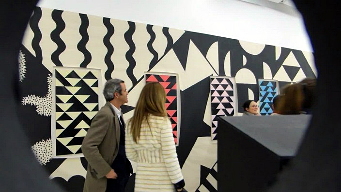 la galerie des galeries, karina bisch, les galeries lafayette, miss harlequin, art contemporain