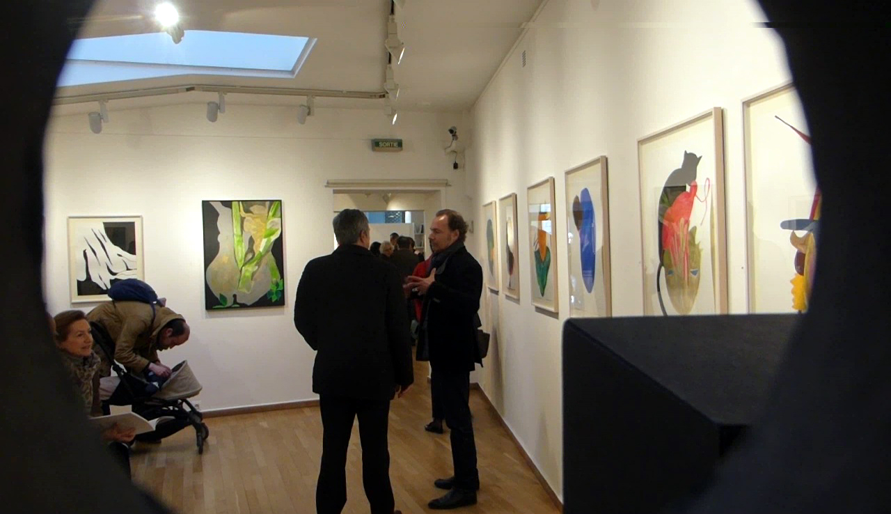 galerie, la forest divonne, alain veinstein, peinture