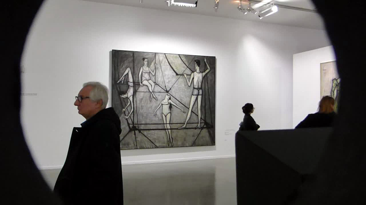musée d'art moderne, paris, bernard buffet, rétrospective, mam, dominique gagneux
