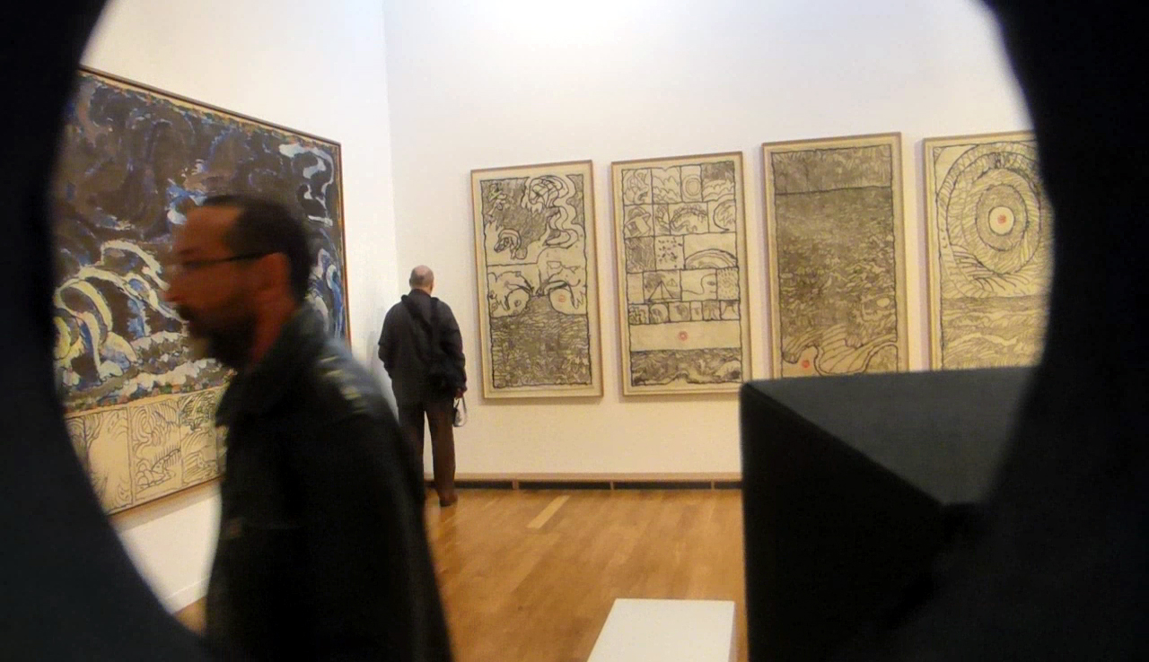 musée matisse, le cateau-cambrésis, alechinsky, marginalia, plume et pinceau, nord